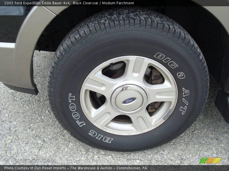 Black Clearcoat / Medium Parchment 2003 Ford Expedition Eddie Bauer 4x4