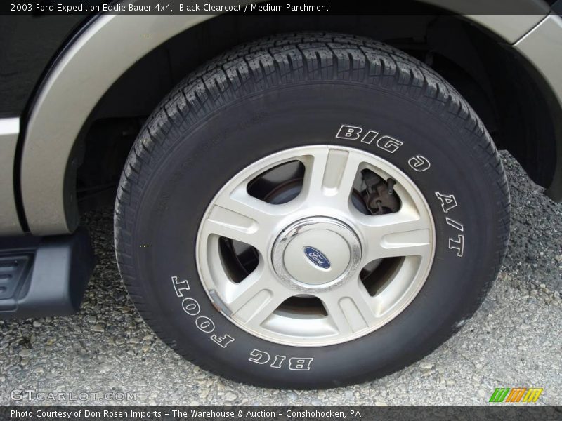 Black Clearcoat / Medium Parchment 2003 Ford Expedition Eddie Bauer 4x4