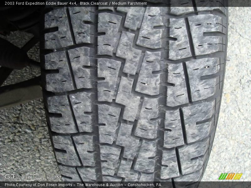 Black Clearcoat / Medium Parchment 2003 Ford Expedition Eddie Bauer 4x4