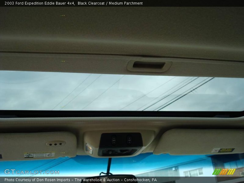 Black Clearcoat / Medium Parchment 2003 Ford Expedition Eddie Bauer 4x4