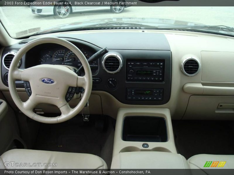 Black Clearcoat / Medium Parchment 2003 Ford Expedition Eddie Bauer 4x4