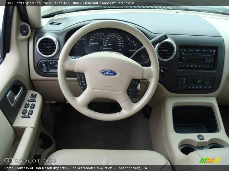 Black Clearcoat / Medium Parchment 2003 Ford Expedition Eddie Bauer 4x4
