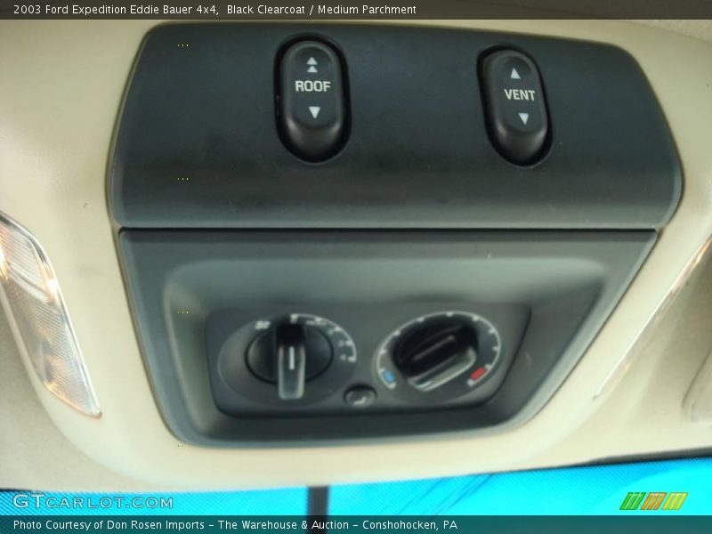 Black Clearcoat / Medium Parchment 2003 Ford Expedition Eddie Bauer 4x4