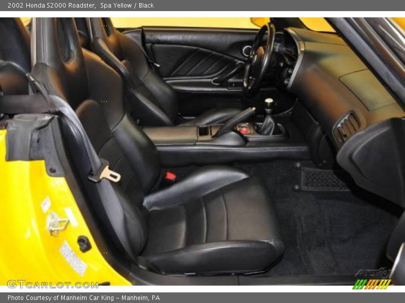 Spa Yellow / Black 2002 Honda S2000 Roadster