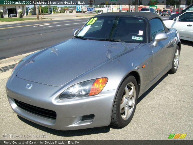 Silverstone Metallic / Black 2003 Honda S2000 Roadster