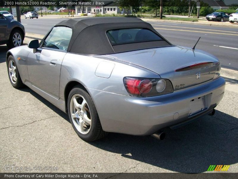 Silverstone Metallic / Black 2003 Honda S2000 Roadster