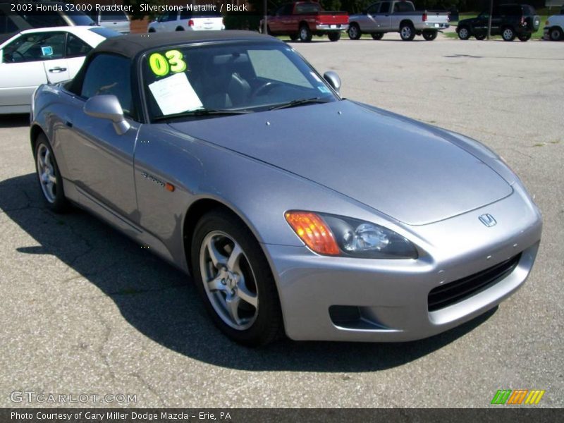 Silverstone Metallic / Black 2003 Honda S2000 Roadster