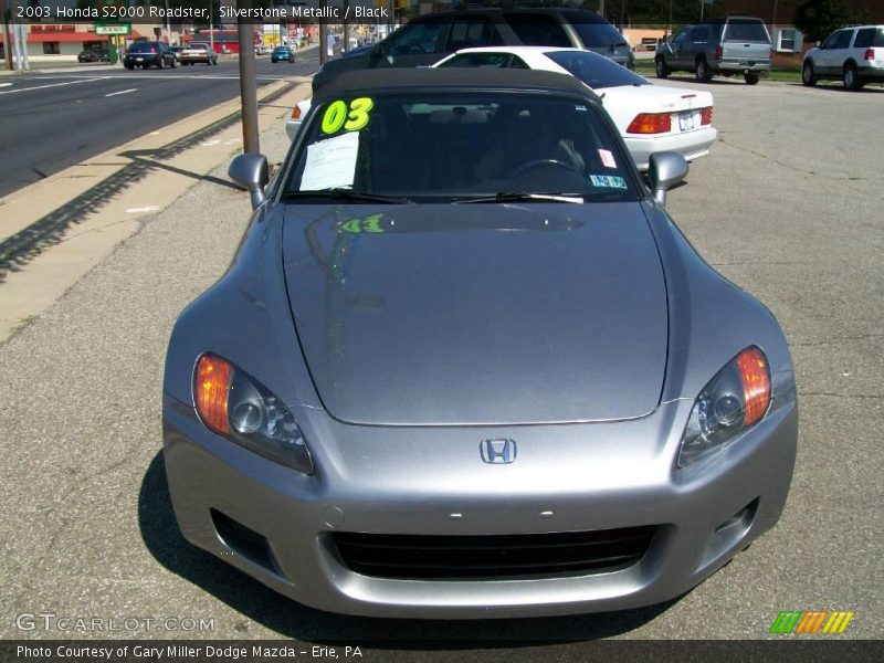 Silverstone Metallic / Black 2003 Honda S2000 Roadster