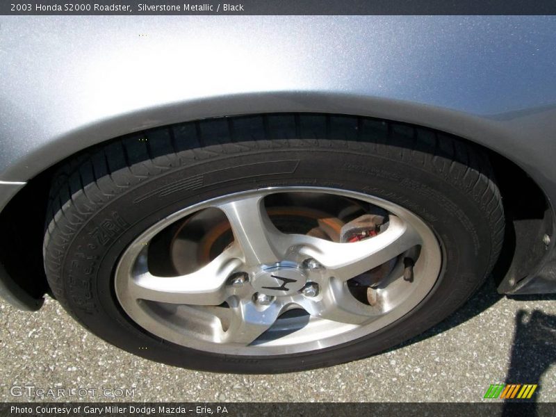 Silverstone Metallic / Black 2003 Honda S2000 Roadster