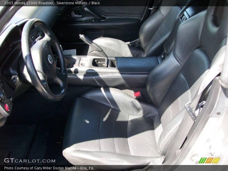 Silverstone Metallic / Black 2003 Honda S2000 Roadster