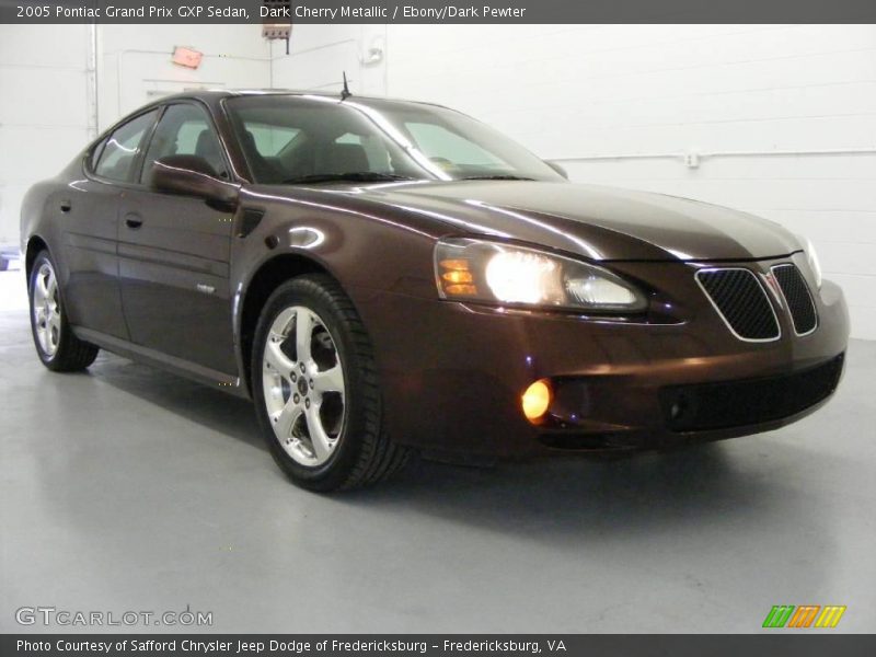 Dark Cherry Metallic / Ebony/Dark Pewter 2005 Pontiac Grand Prix GXP Sedan