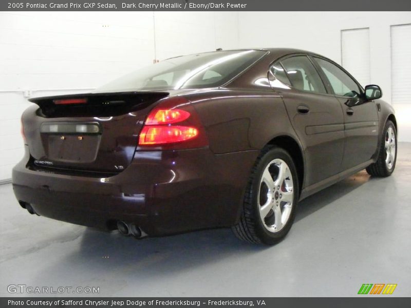 Dark Cherry Metallic / Ebony/Dark Pewter 2005 Pontiac Grand Prix GXP Sedan