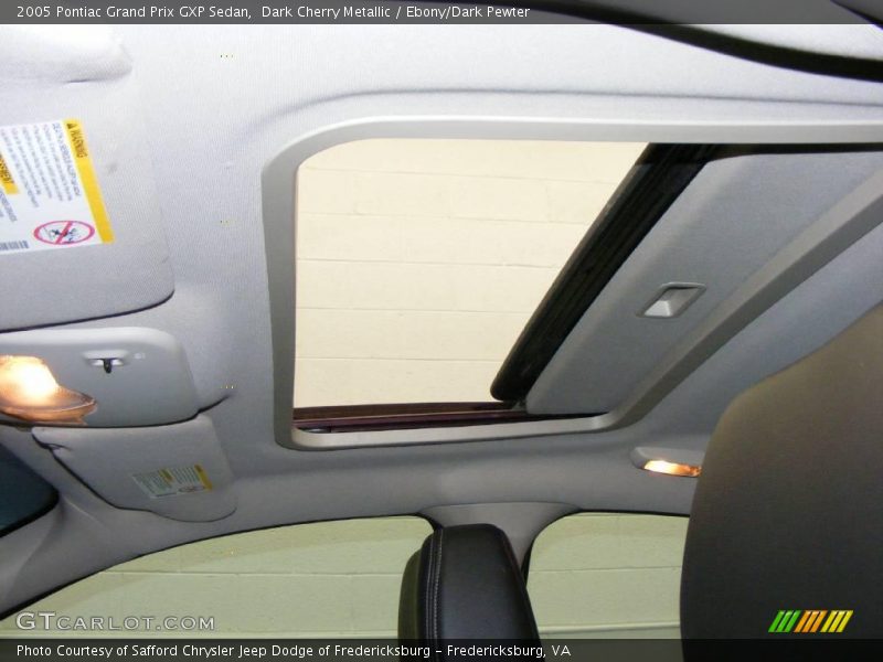 Dark Cherry Metallic / Ebony/Dark Pewter 2005 Pontiac Grand Prix GXP Sedan