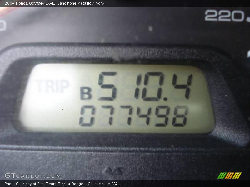 Sandstone Metallic / Ivory 2004 Honda Odyssey EX-L