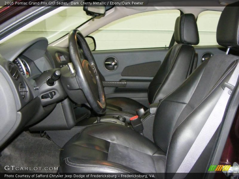 Dark Cherry Metallic / Ebony/Dark Pewter 2005 Pontiac Grand Prix GXP Sedan