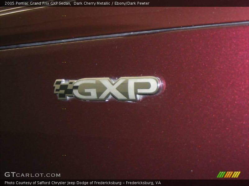 Dark Cherry Metallic / Ebony/Dark Pewter 2005 Pontiac Grand Prix GXP Sedan
