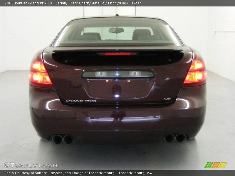 Dark Cherry Metallic / Ebony/Dark Pewter 2005 Pontiac Grand Prix GXP Sedan