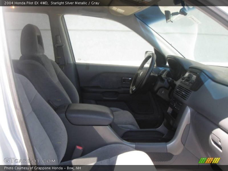 Starlight Silver Metallic / Gray 2004 Honda Pilot EX 4WD