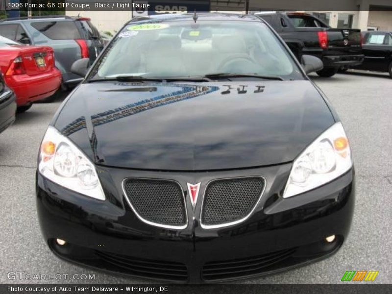 Black / Light Taupe 2006 Pontiac G6 GTP Coupe