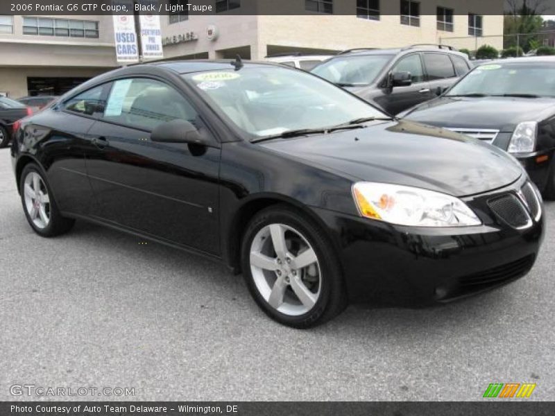 Black / Light Taupe 2006 Pontiac G6 GTP Coupe