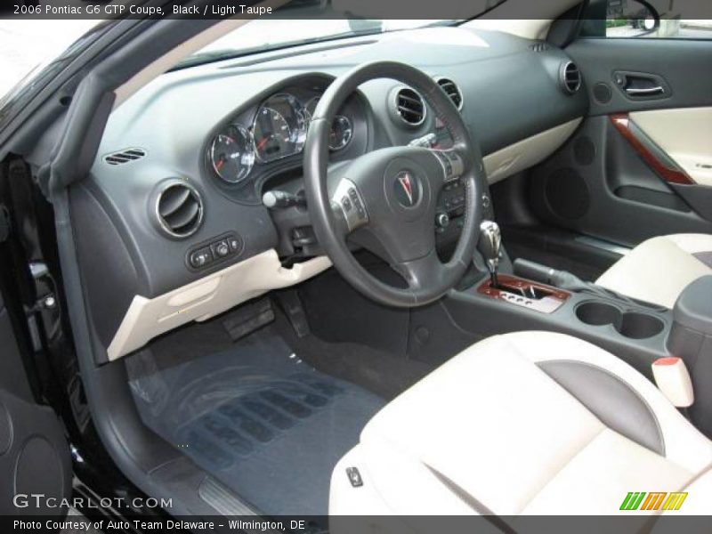 Black / Light Taupe 2006 Pontiac G6 GTP Coupe