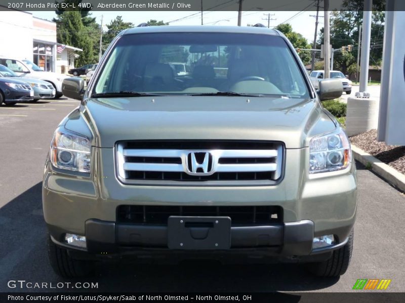 Aberdeen Green Metallic / Olive 2007 Honda Pilot EX-L 4WD