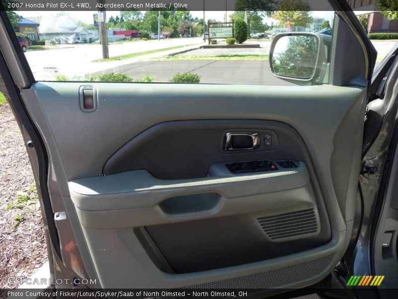 Aberdeen Green Metallic / Olive 2007 Honda Pilot EX-L 4WD
