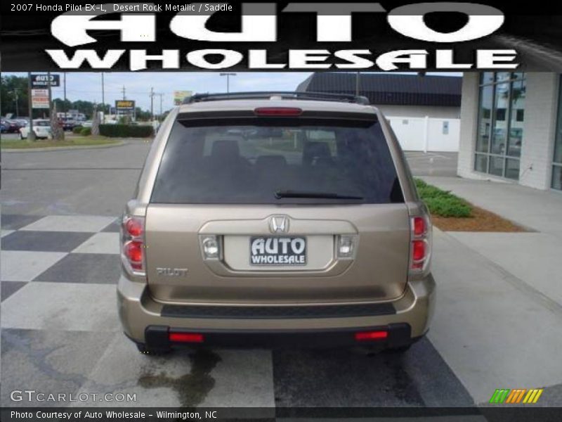 Desert Rock Metallic / Saddle 2007 Honda Pilot EX-L