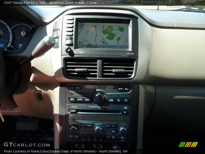 Aberdeen Green Metallic / Olive 2007 Honda Pilot EX-L 4WD