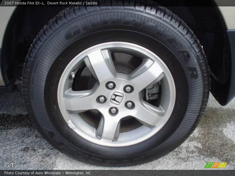 Desert Rock Metallic / Saddle 2007 Honda Pilot EX-L