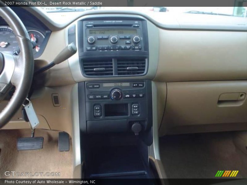 Desert Rock Metallic / Saddle 2007 Honda Pilot EX-L