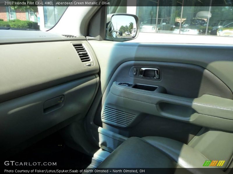 Aberdeen Green Metallic / Olive 2007 Honda Pilot EX-L 4WD