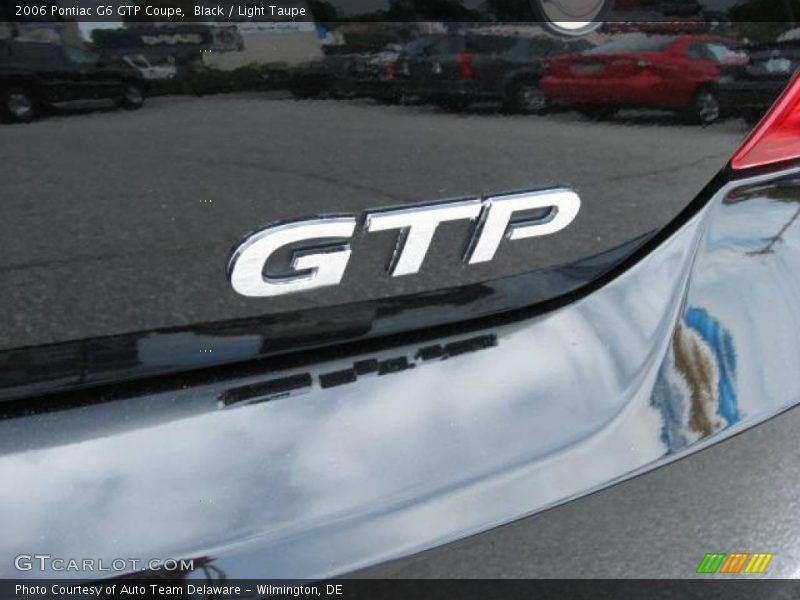 Black / Light Taupe 2006 Pontiac G6 GTP Coupe