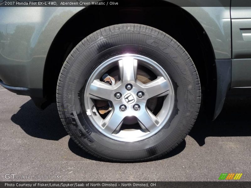 Aberdeen Green Metallic / Olive 2007 Honda Pilot EX-L 4WD