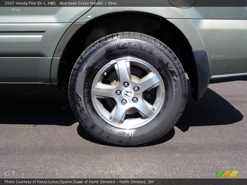 Aberdeen Green Metallic / Olive 2007 Honda Pilot EX-L 4WD