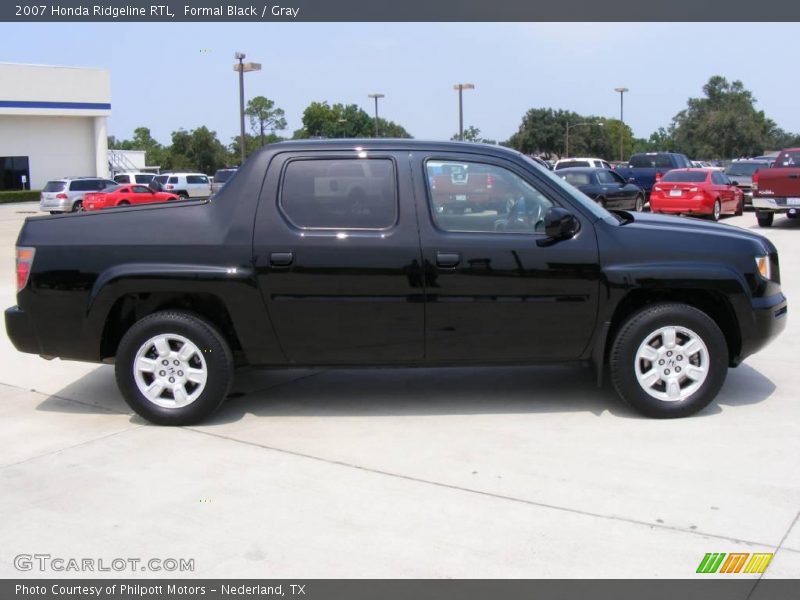 Formal Black / Gray 2007 Honda Ridgeline RTL