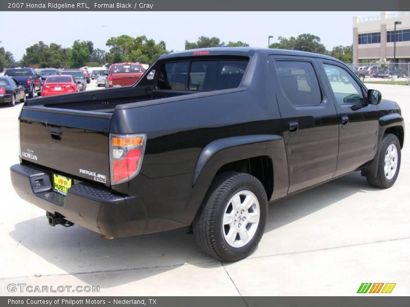 Formal Black / Gray 2007 Honda Ridgeline RTL