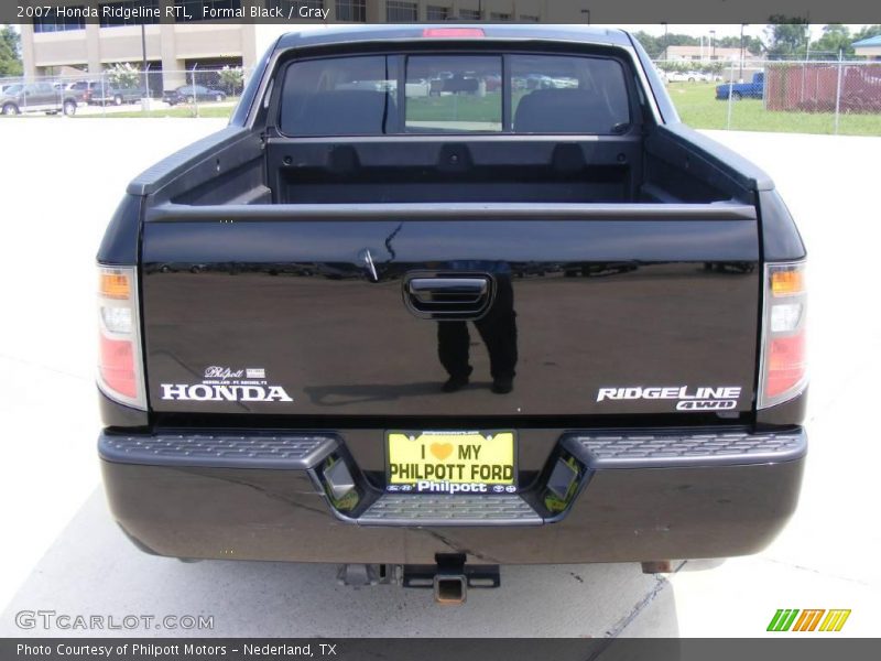 Formal Black / Gray 2007 Honda Ridgeline RTL