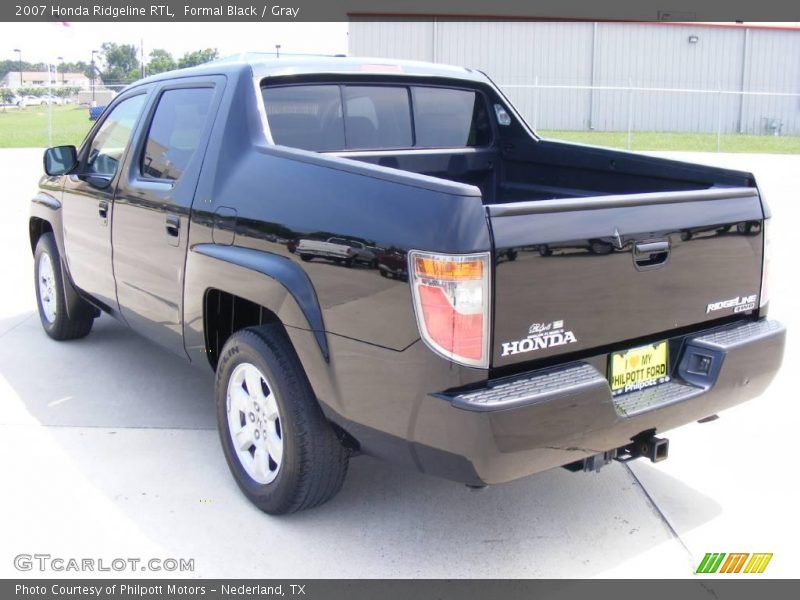 Formal Black / Gray 2007 Honda Ridgeline RTL