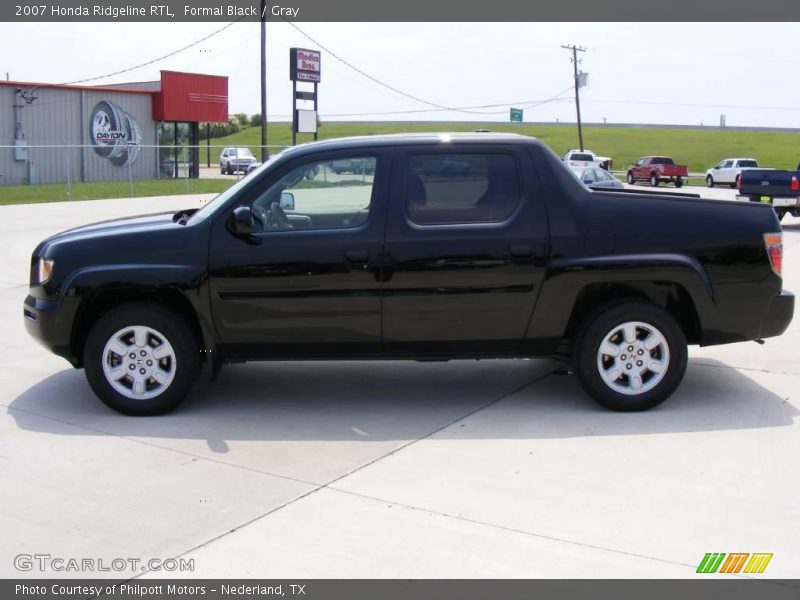 Formal Black / Gray 2007 Honda Ridgeline RTL