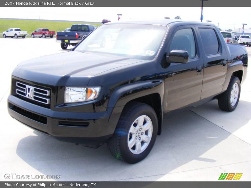 Formal Black / Gray 2007 Honda Ridgeline RTL