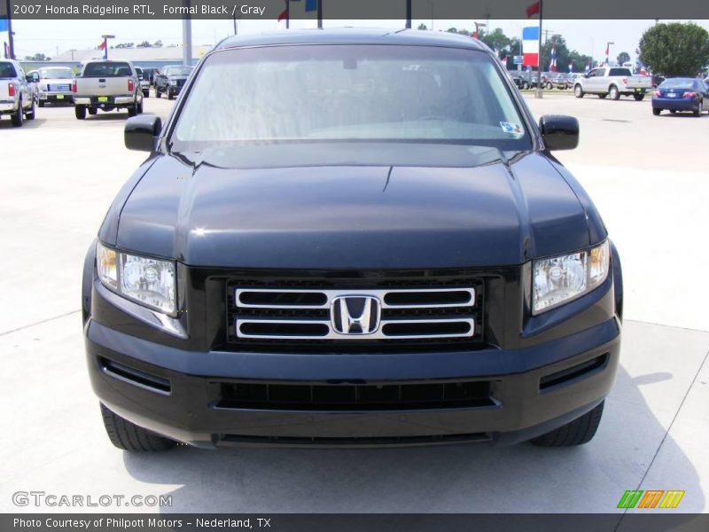 Formal Black / Gray 2007 Honda Ridgeline RTL
