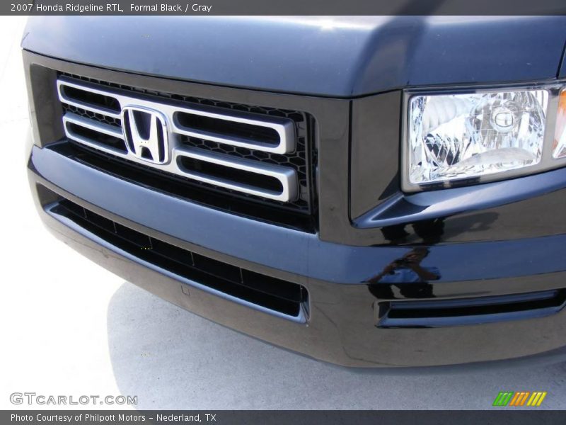 Formal Black / Gray 2007 Honda Ridgeline RTL