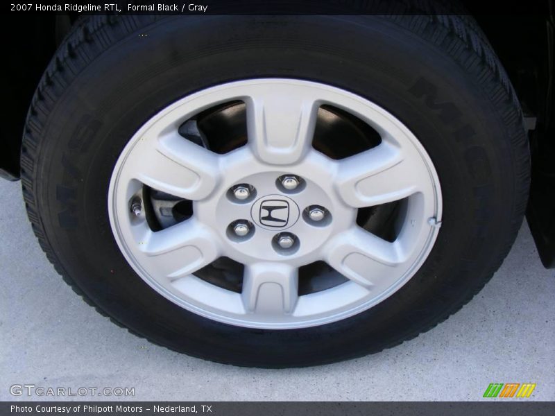 Formal Black / Gray 2007 Honda Ridgeline RTL