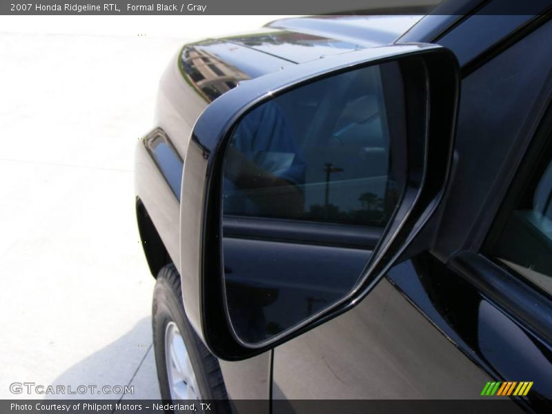 Formal Black / Gray 2007 Honda Ridgeline RTL