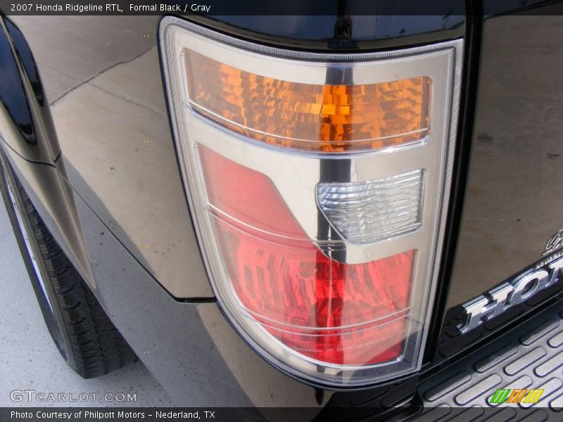 Formal Black / Gray 2007 Honda Ridgeline RTL