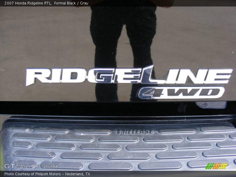 Formal Black / Gray 2007 Honda Ridgeline RTL