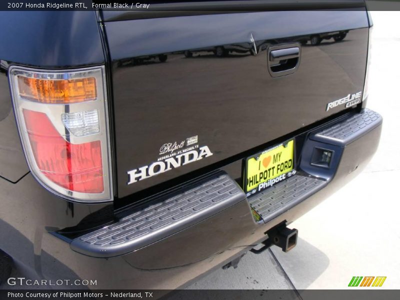 Formal Black / Gray 2007 Honda Ridgeline RTL