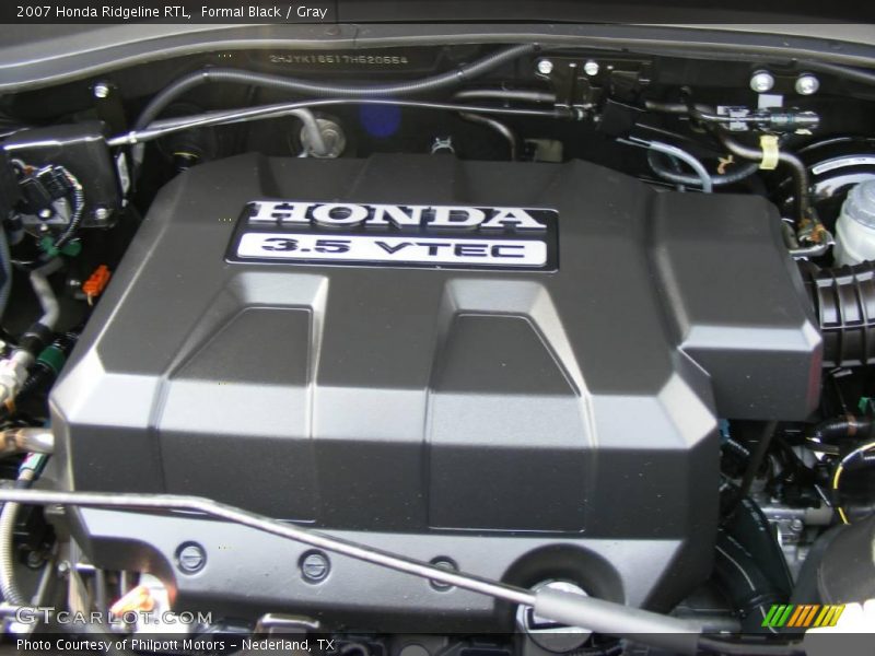 Formal Black / Gray 2007 Honda Ridgeline RTL