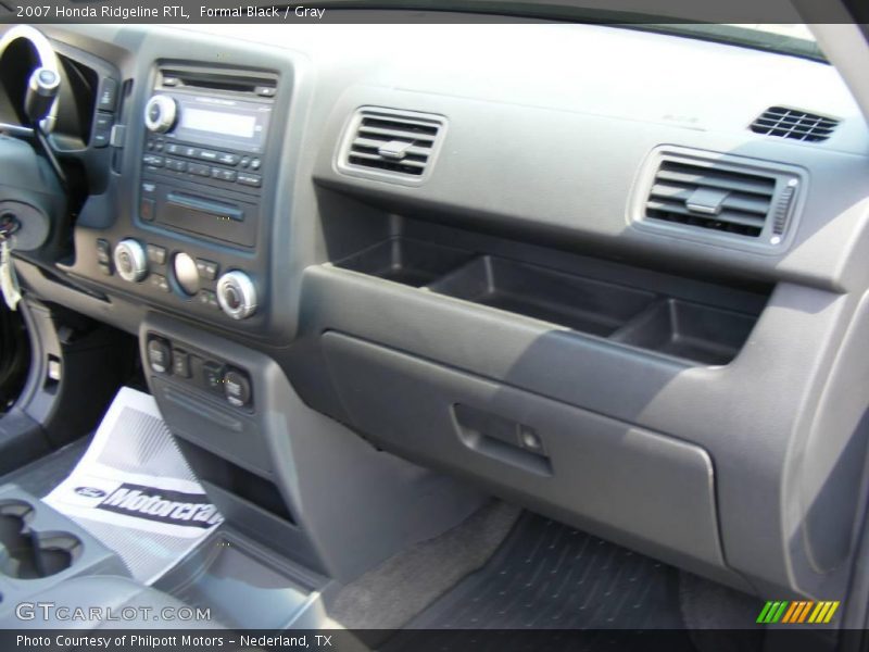 Formal Black / Gray 2007 Honda Ridgeline RTL